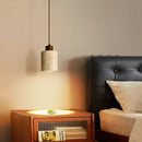 Cream Stone Pendant Light by Axyaa: Retro Style for Homestay, Restaurant, Bedroom.