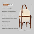 Axyaa Modern Japanese Wood Art LED Table Lamp for Bedroom and Living Room