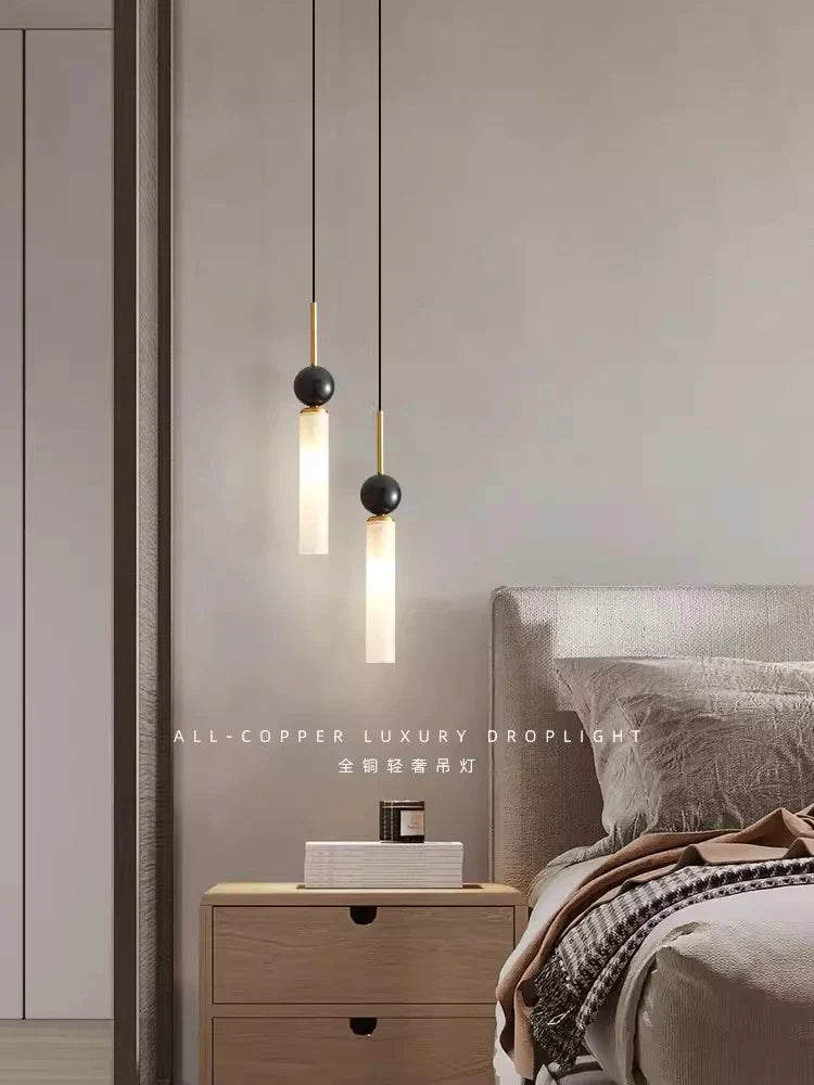 Axyaa Marble Wall Lamp: Modern Copper Nordic Lighting Fixture
