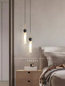 Axyaa Marble Wall Lamp - Modern Copper Nordic Design for Living Room & Bedroom