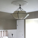 Axya Nordic Retro Fabric Chandelier for French Medieval Style Living Room Decor