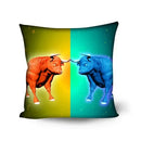 Axyaa Animal Print Cushion Cover - Stylish Polyester Throw Pillow for Home Decor