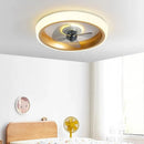 Axyaa Gold LED Ceiling Fan with Invisible Blades and Remote Control