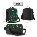 Axyaa Dino Insulated Lunch Bag - Portable Thermal Bento Tote for Kids, Boys, Girls