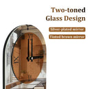 Axyaa Arched Mirror Edge Wall Clock for Stylish Home Decor
