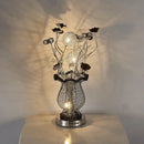 Axyaa Modern Vase Table Lamp LED Aluminum Wire Decorative Desk Light