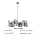 Axyaa Nordic LED U-shaped Chandelier for Stylish Home Decor