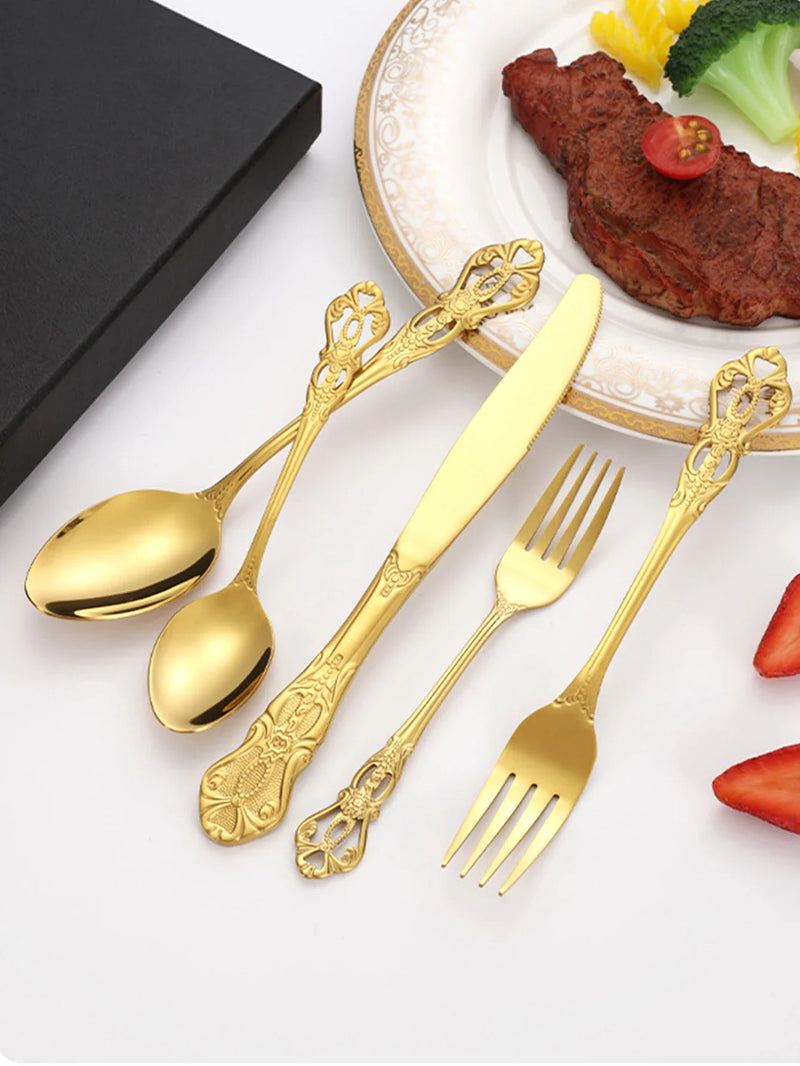 Axyaa 30-Piece High-Grade Palace Tableware Set for Hotel Restaurant