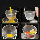 Axyaa Stainless Steel Noodle Drainer Sieve Colander Spoon - Kitchen Tool