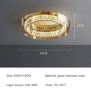Axyaa Luxury Crystal Ceiling Chandelier Light for Living Room, Bedroom, Kitchen