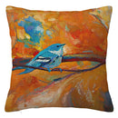 Axyaa Bird Flower Linen Pillowcase Sofa Cushion Cover Home 40x40-60x60