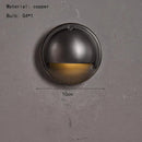 Axyaa Brass G4 Sconce Wall Light for Stairs, Bedroom, Parlor - Silver Gold Black Copper