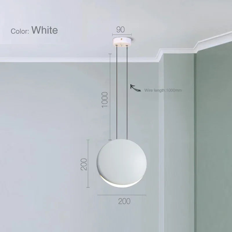Axyaa Scandinavian Chandelier Pendant Lamp for Dining Room Coffee Shop Bar Kitchen Island