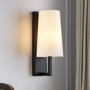 Axyaa Nordic Retro LED Wall Lamp, Classic Fabric Light for Bedroom, Living Room, Corridor