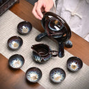 Axya™ 6-Person Bone Kung Fu Tea Set with Automatic Teapot