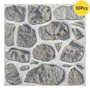 Axyaa 3D Faux Stone Peel and Stick Wall Panels - Decorative Self-adhesive Wall Tiles