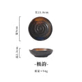 Axyaa Ceramic Seasoning Dish Set - 3 Inch Round