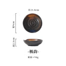 Axyaa Ceramic Seasoning Dish Set - 3 Inch Round