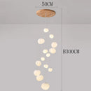 Axyaa Modern LED Staircase Chandeliers for Living Room Lighting