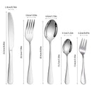 Axyaa Stainless Steel Christmas Tableware Set