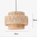 Axyaa Rattan Pendant Light: Wabi-sabi Style Creative LED Chandelier for Home & Restaurant