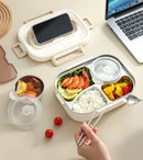 Axyaa Stainless Steel Thermal Lunch Box Set with Soup Bowl and Spoon