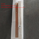 Axyaa Modern Cream Style Living Room Wall Lamp, Rectangular Natural Stone Light