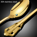 Axyaa Luxury Stainless Steel Western Cutlery Set Dinnerware Tools