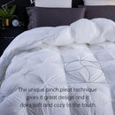 Axyaa King Size Down Comforter, 1200TC Cotton, Premium All Seasons Duvet Insert