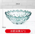 Axyaa Modern Minimalist Fruit Plate for Snacks and Dry Fruits