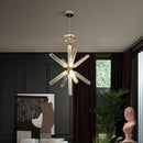 Axyaa Snow Glass Chandelier Pendant Light for Living Room, Bedroom, Staircase