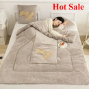 Axyaa Winter Pillow Quilt: Dual-Purpose Thickened Foldable Office Nap Blanket