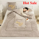 Axyaa Winter Pillow Quilt Dual-Purpose Thickened Foldable Blanket & Nap Mat