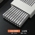 Axyaa Stainless Steel 316L Family Chopsticks: Antibacterial & Anti-Slip Health Chopsticks