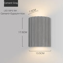 Axyaa Cement Gypsum LED Wall Light for Living Room Corridor Balcony