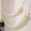 Plumeria Pull Flag With Wooden Beads for Home Decor - Axyaa Rustic Room Aesthetic