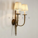 Axyaa Brass Metal LED Wall Lamp, 6W E14 Bulb, Art Decoration Light