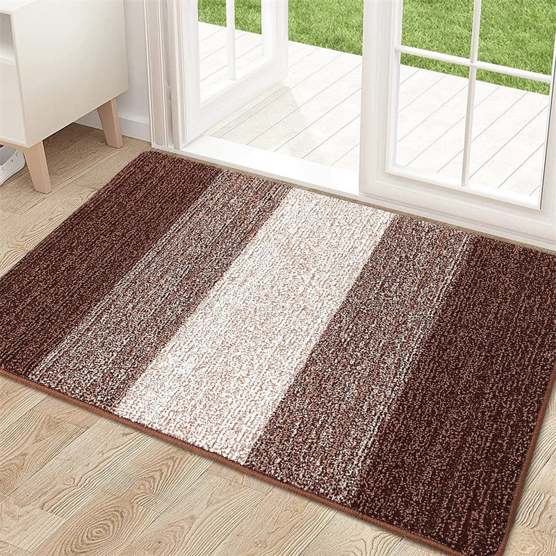 Axyaa Absorbent Bathroom Foot Mat: Non-slip Quick Drying Bath Rug