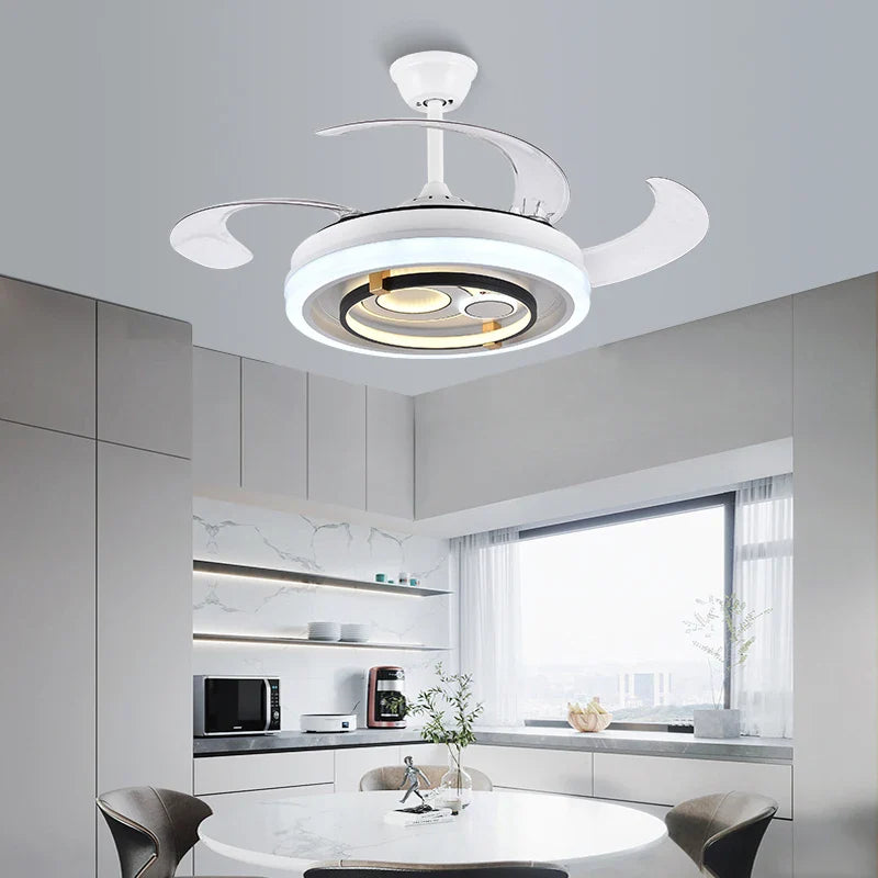 Axyaa Smart Ceiling Fan Light with Remote Control and Silent Design