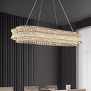 Axyaa Crystal Chandelier Pendant Light for Living & Dining Room in Luxury Style