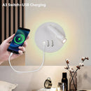 Axyaa USB Wall Wash LED Bed Light with Adjustable Spotlight