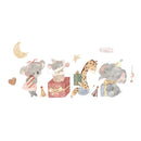 Axyaa Bear Giraffe Elephant Wall Stickers | Kids Room Nursery Boy Decoration Decal