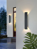 Axyaa Outdoor LED Wall Lamp Sconce IP65 Waterproof Aluminum Up Down Light 6W/18W/24W