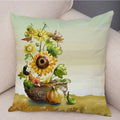 Axyaa Cartoon Design Pillowcase for Children's Room, Sofa, Home Decoration 45*45cm