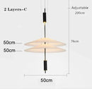 Axyaa LED UFO Chandelier Saucer Pendant Light for Home Decor