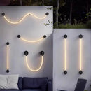 Axyaa Modern Nordic Fiber Woven Wall Lamp for Minimalist Living Room