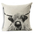 Axyaa Dog Yak Linen Cushion Cover - 45*45cm