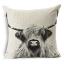 Axyaa Dog Yak Linen Cushion Cover - 45*45cm