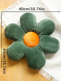Axyaa Flower Petal Plush Throw Pillow Cushion Seating Multicolor Floor Pillows