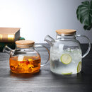 Axya Glass Teapot Set with Cup and Removable Filter Spout